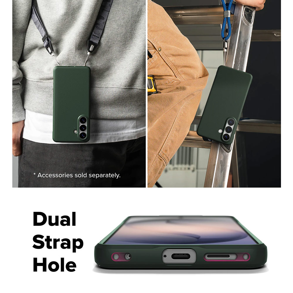 Picture of Samsung Galaxy S26 Case | Ringke Onyx Slim TPU Protection Case for Samsung Galaxy S26 (Dark Green)