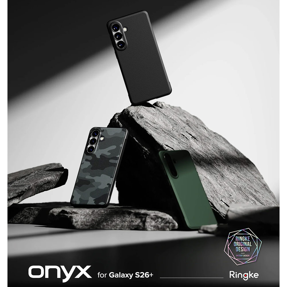 Picture of Samsung Galaxy S26 Plus Case | Ringke Onyx Slim TPU Protection Case for Samsung Galaxy S26 Plus (Black)