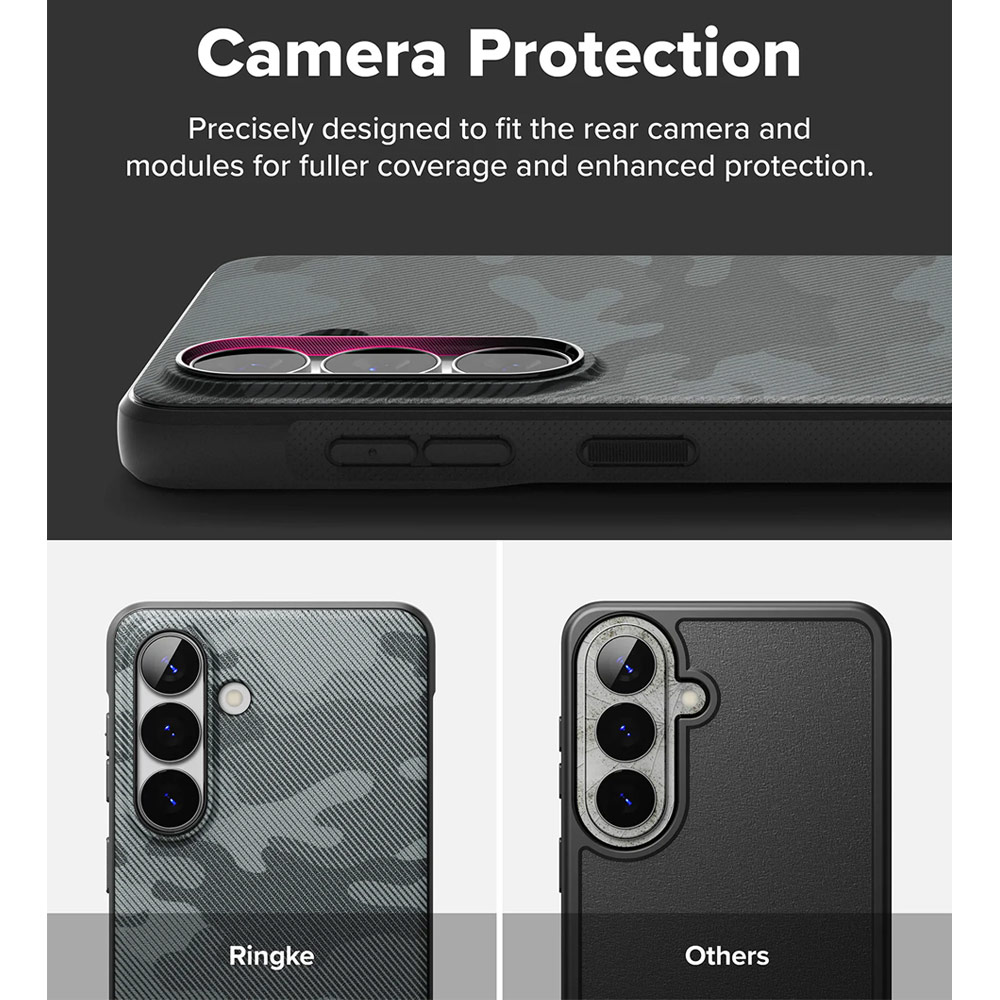 Picture of Samsung Galaxy S26 Plus Case | Ringke Onyx Slim TPU Protection Case for Samsung Galaxy S26 Plus (Camo Black)