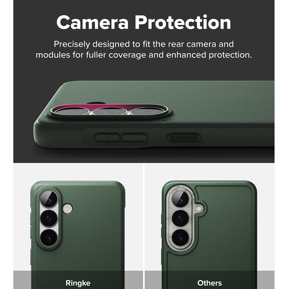 Picture of Samsung Galaxy S26 Plus Case | Ringke Onyx Slim TPU Protection Case for Samsung Galaxy S26 Plus (Dark Green)