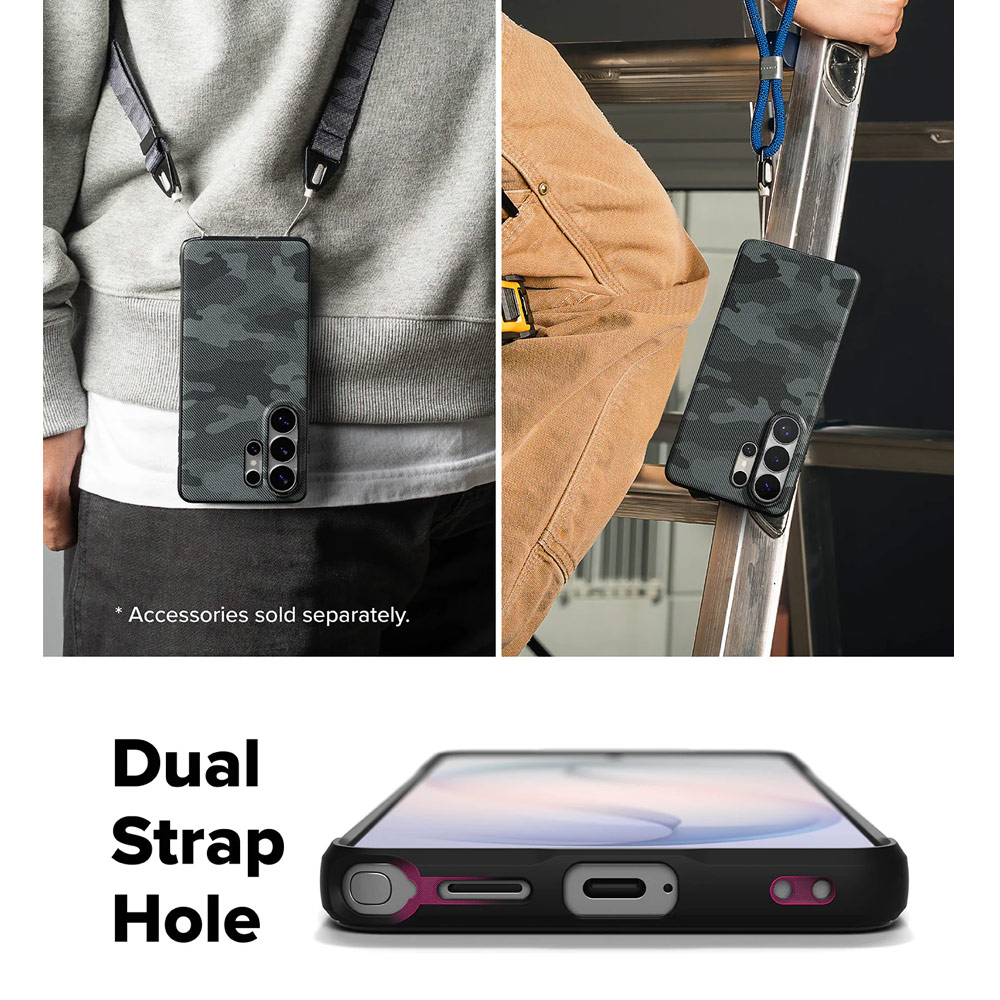 Picture of Samsung Galaxy S26 Ultra Case | Ringke Onyx Slim TPU Protection Case for Samsung Galaxy S26 Ultra (Camo Black)