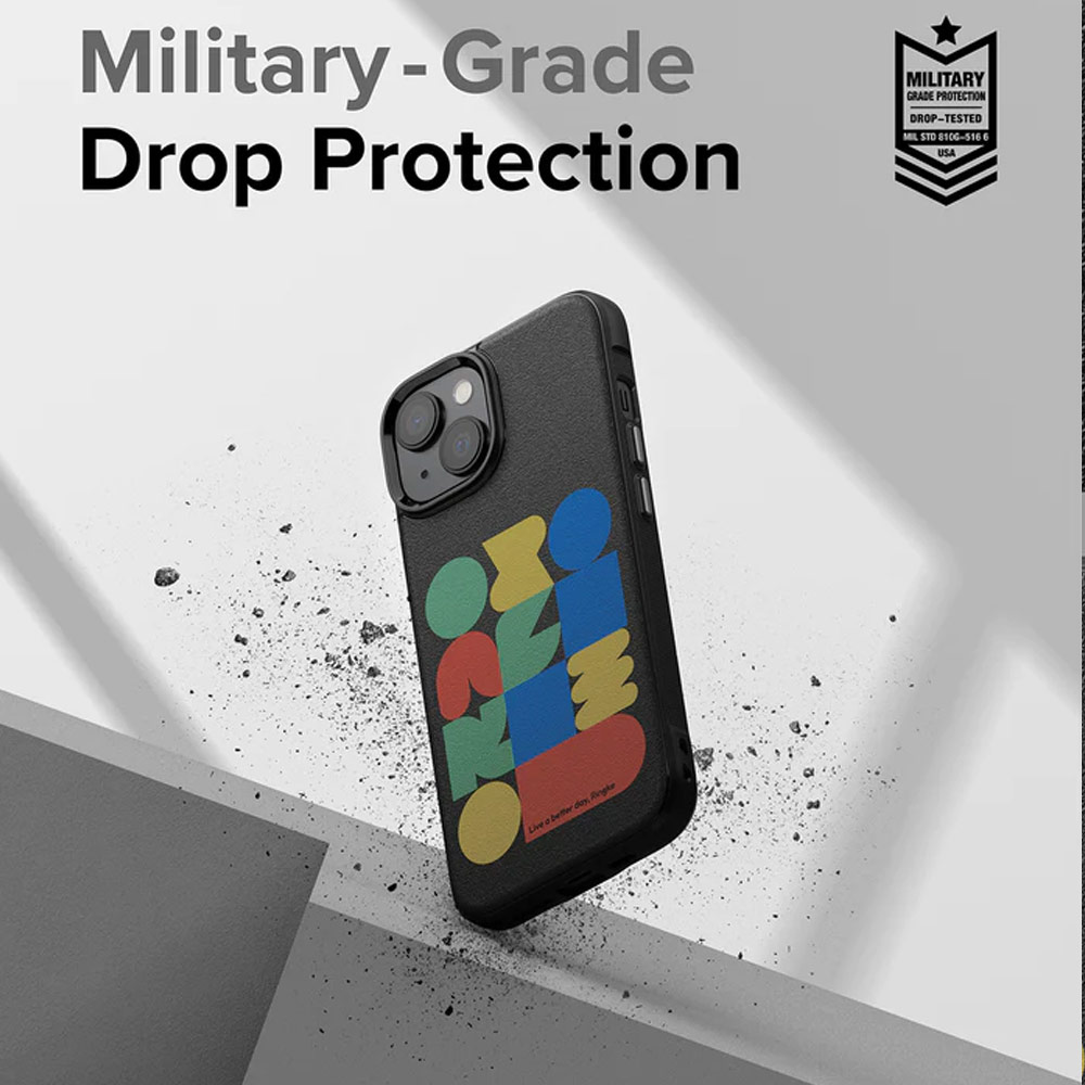 Picture of Apple iPhone 14 Plus 6.7 Case | Ringke Onyx Design Tough Heavy Duty Protection Case for Apple iPhone 14 Plus 6.7 (Grafitti)