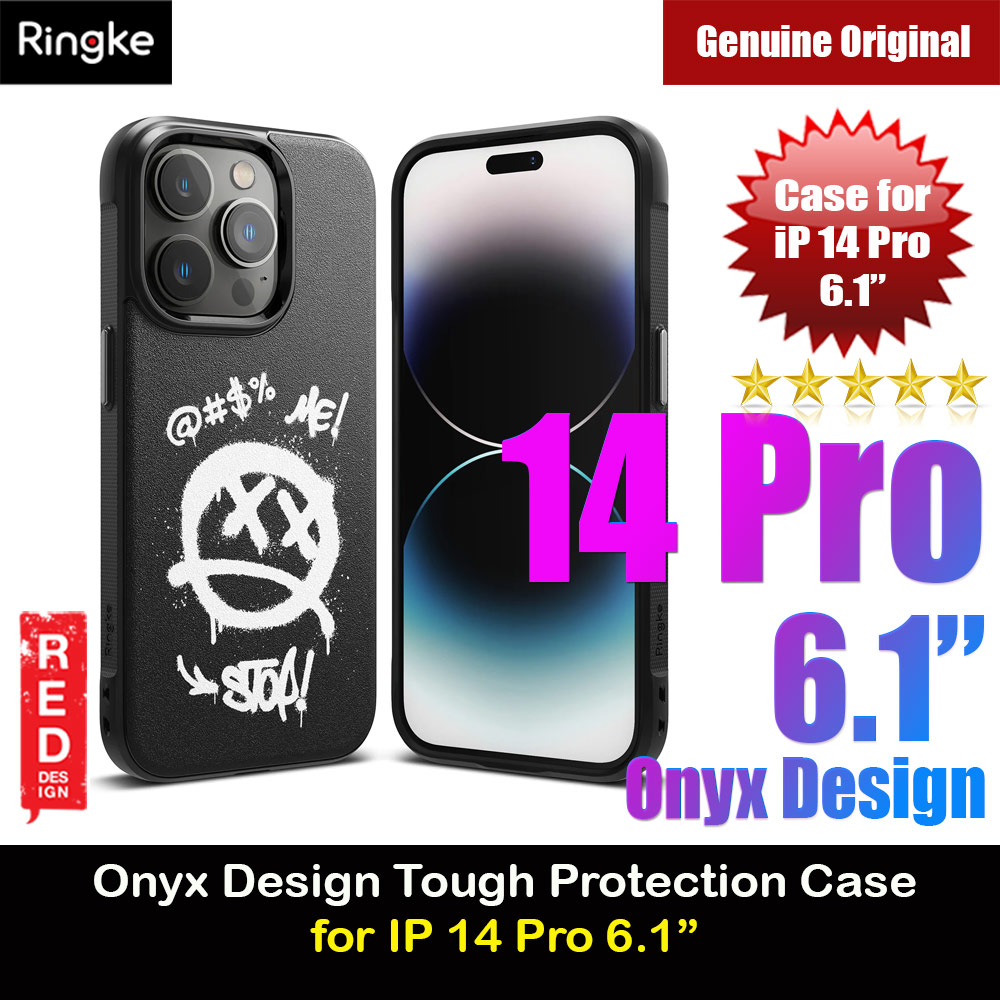 Picture of Ringke Onyx Design Tough Heavy Duty Protection Case for Apple iPhone 14 Pro 6.1 (Grafitti) Apple iPhone 14 Pro 6.1- Apple iPhone 14 Pro 6.1 Cases, Apple iPhone 14 Pro 6.1 Covers, iPad Cases and a wide selection of Apple iPhone 14 Pro 6.1 Accessories in Malaysia, Sabah, Sarawak and Singapore 