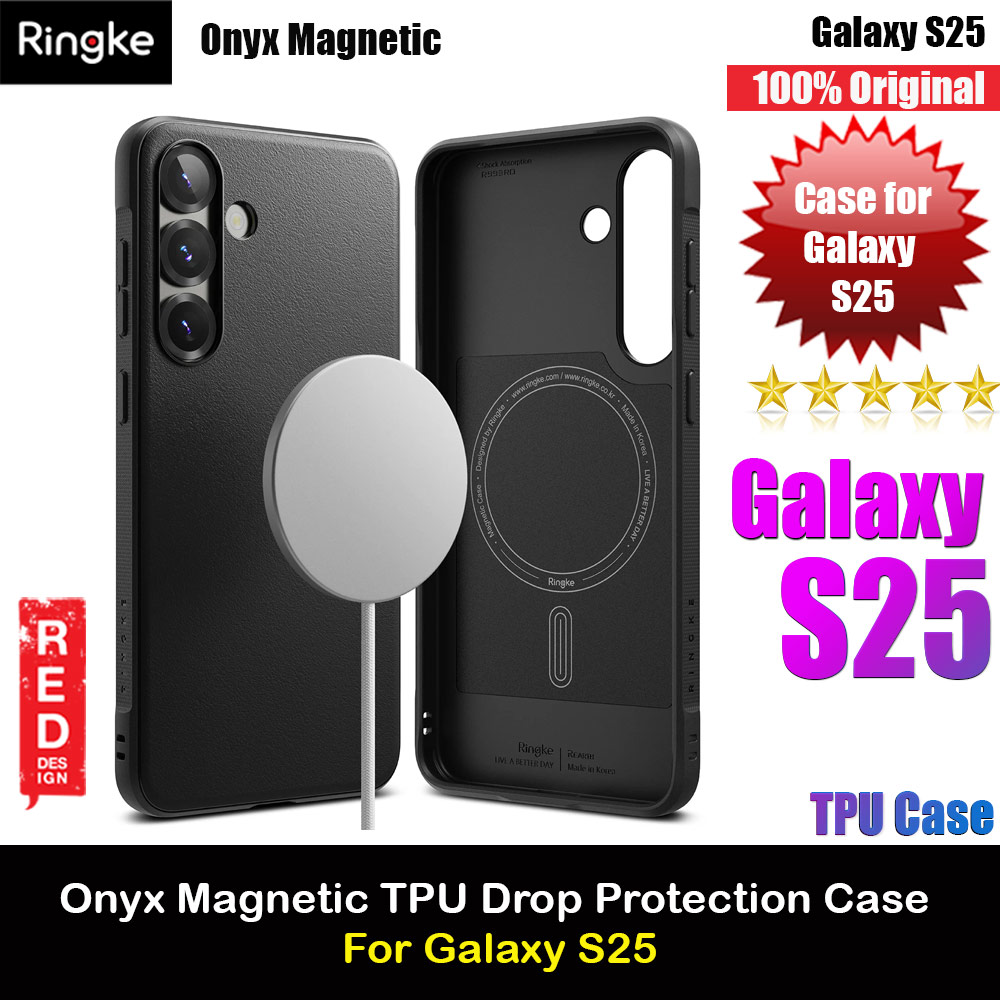 Picture of Ringke Onyx Magnetic TPU Protection Case for Samsung Galaxy S25 (Black) Samsung Galaxy S25- Samsung Galaxy S25 Cases, Samsung Galaxy S25 Covers, iPad Cases and a wide selection of Samsung Galaxy S25 Accessories in Malaysia, Sabah, Sarawak and Singapore 