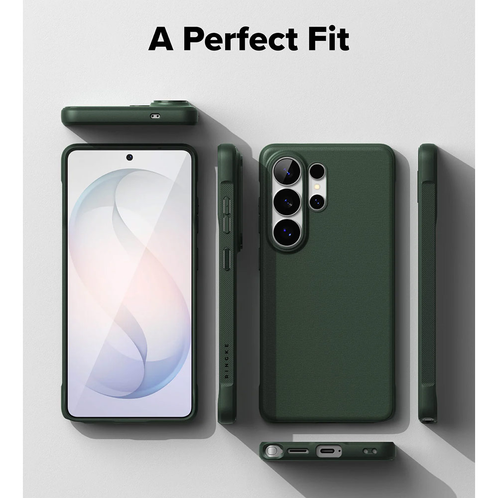 Picture of Samsung Galaxy S26 Ultra Case | Ringke Onyx Slim TPU Protection Case for Samsung Galaxy S26 Ultra (Dark Green)
