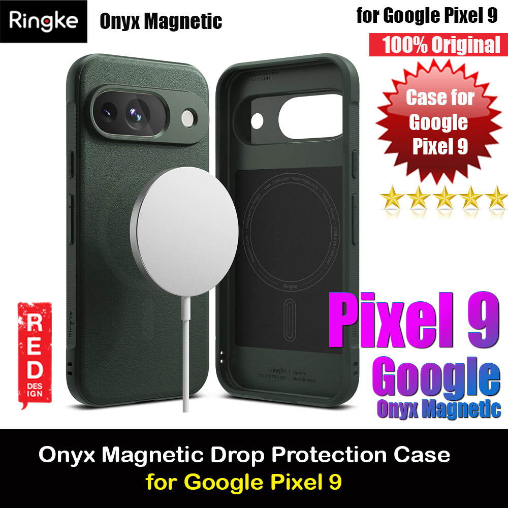 Picture of Ringke Onyx Magnetic Charging Compatible Drop Protection Case for Google Pixel 9 (Dark Green) Google Pixel 9- Google Pixel 9 Cases, Google Pixel 9 Covers, iPad Cases and a wide selection of Google Pixel 9 Accessories in Malaysia, Sabah, Sarawak and Singapore 