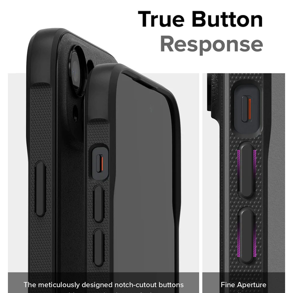 Picture of Apple iPhone 15 6.1 Case | Ringke Onyx Magnetic Tough Heavy Duty Slim Light Drop Protection Case for iPhone 15 6.1 (Black)