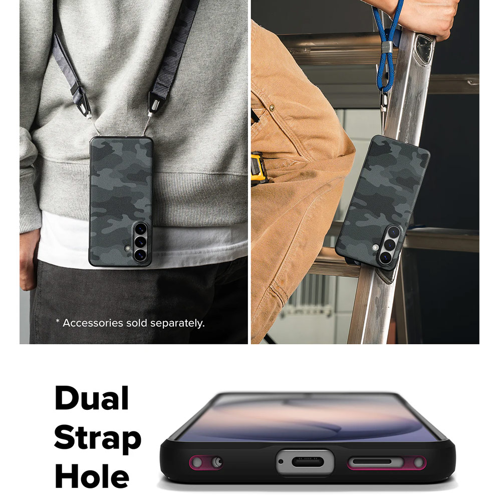 Picture of Samsung Galaxy S26 Case | Ringke Onyx Magnetic Slim TPU Protection Case for Samsung Galaxy S26 (Camo Black)