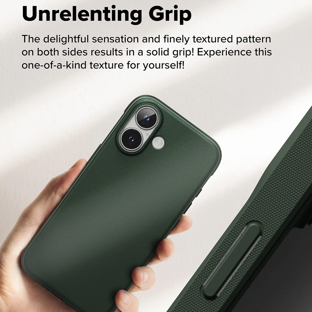 Picture of Apple iPhone 16 Plus 6.7 Case | Ringke Onyx Magnetic Tough Heavy Duty Slim Light Drop Protection Case for Apple iPhone 16 Plus 6.7 (Dark Green)