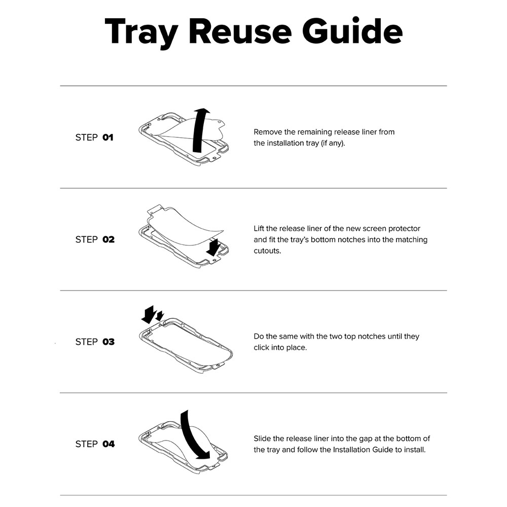 Picture of Samsung Galaxy S26 Ultra Screen Protector | Ringke Easy Slide Tempered Glass Screen Protector for Samsung Galaxy S26 Ultra (Privacy Anti Peep) 2pcs