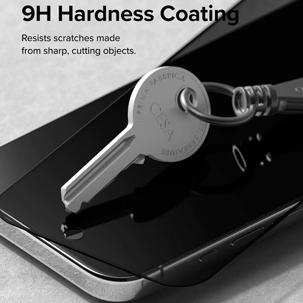Picture of Apple iPhone 15 Plus 6.7 Screen Protector | Ringke Tempered Glass Full Cover Glass Screen Protector with Installation Jig Helper for iPhone 15 Plus 6.7 (Privacy Anti View Peep SpyBlack)