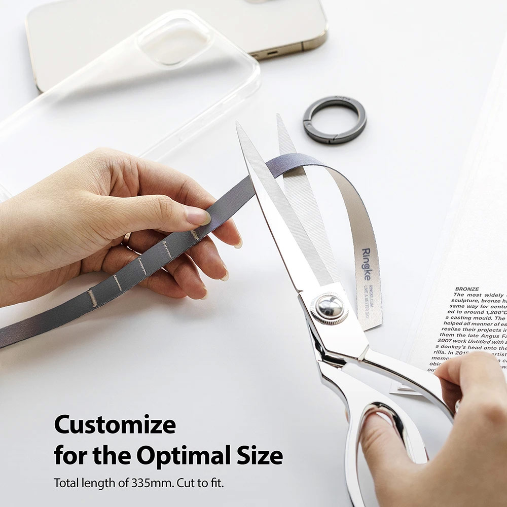 Picture of Ringke Ring Band Strap with Carabiner for Smartphone Case (Ticket Band)