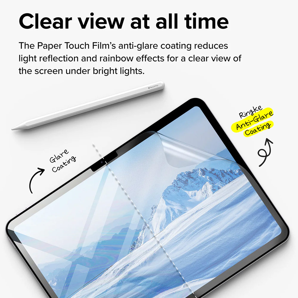 Picture of Apple iPad Air 11 M2 2024 Screen Protector | Ringke Hard Film Screen Protector for iPad Air 11 M2 2024 (2pcs)