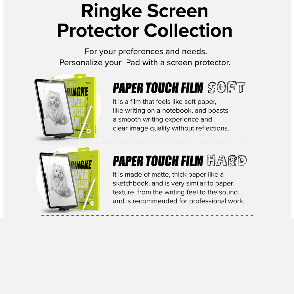 Picture of Apple iPad Air 13  M2 2024 Screen Protector | Ringke Soft Film Screen Protector  for iPad Air 13 M2 2024 (2pcs)