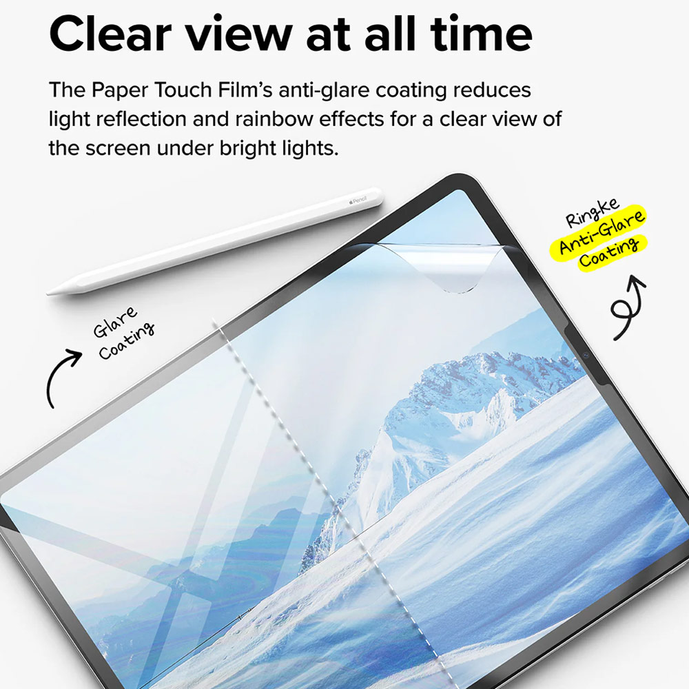 Picture of Apple iPad Pro 13 M4 2024 Screen Protector | Ringke Hard Film Screen Protector  for iPad Pro 13 M4 2024 (2pcs)