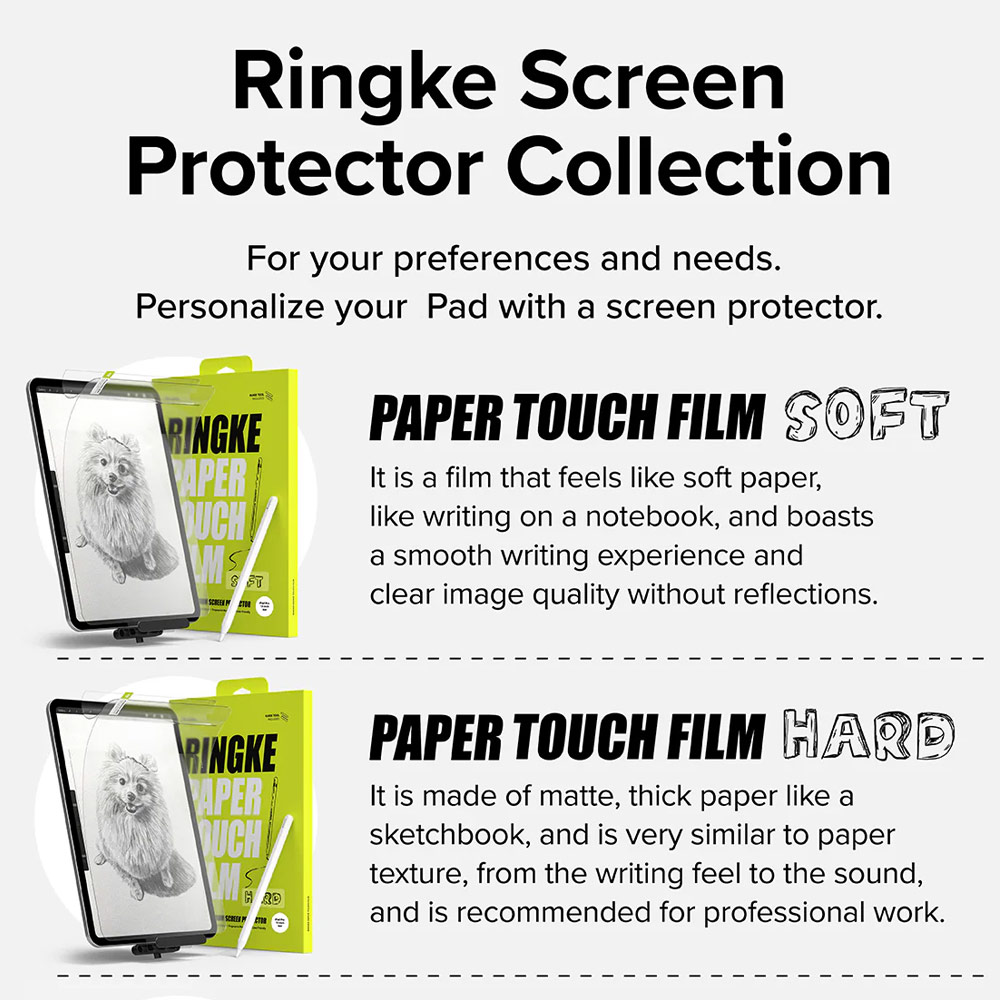 Picture of Apple iPad Pro 13 M4 2024 Screen Protector | Ringke Soft Film Screen Protector  for iPad Pro 13 M4 2024 (2pcs)