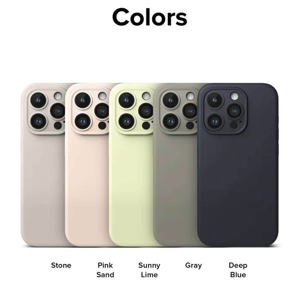 Picture of Apple iPhone 15 Plus 6.7 Case | Ringke Silicone Magnetic Drop Protection Case for Apple iPhone 15 Plus 6.7 (Pink Sand)