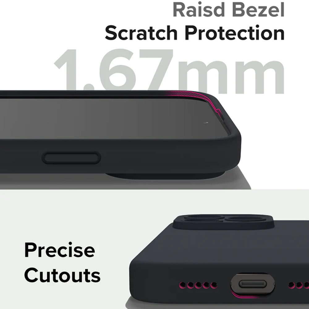 Picture of Apple iPhone 15 Pro Max 6.7 Case | Ringke Silicone Magnetic Drop Protection Case for Apple iPhone 15 Pro Max 6.7 (Gray)