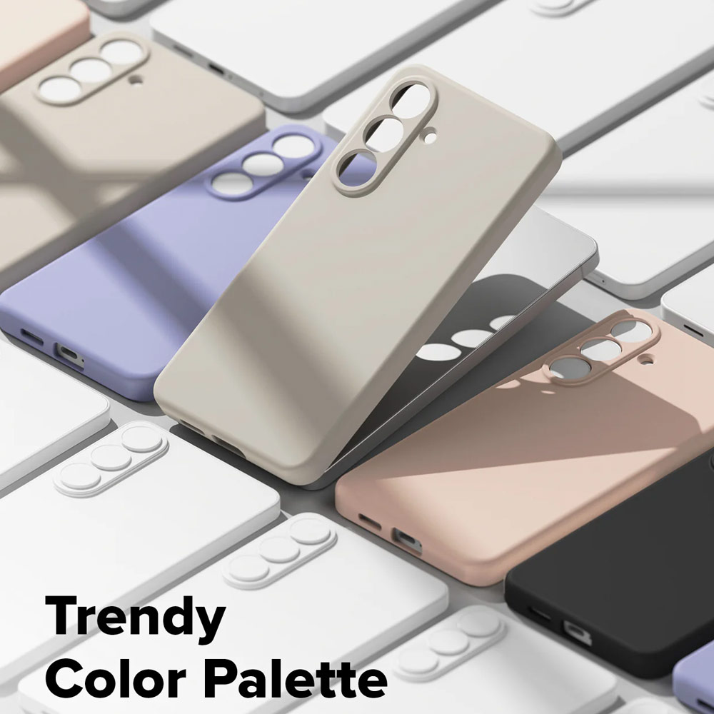 Picture of Samsung Galaxy S26 Case | Ringke Silicone Magnetic Soft Protection Case for Samsung Galaxy S26 (Pink Sand)