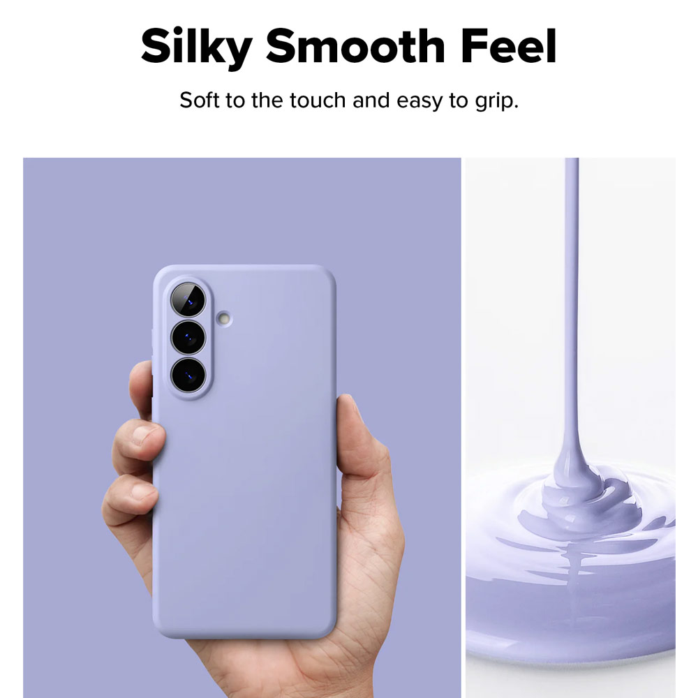 Picture of Samsung Galaxy S26 Plus Case | Ringke Silicone Magnetic Soft Protection Case for Samsung Galaxy S26 Plus (Lavender)