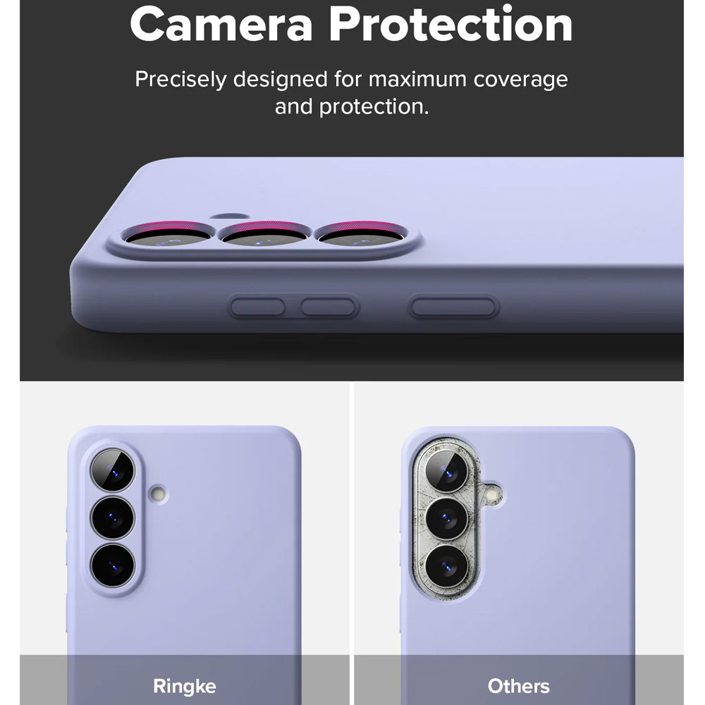 Picture of Samsung Galaxy S26 Plus Case | Ringke Silicone Magnetic Soft Protection Case for Samsung Galaxy S26 Plus (Lavender)