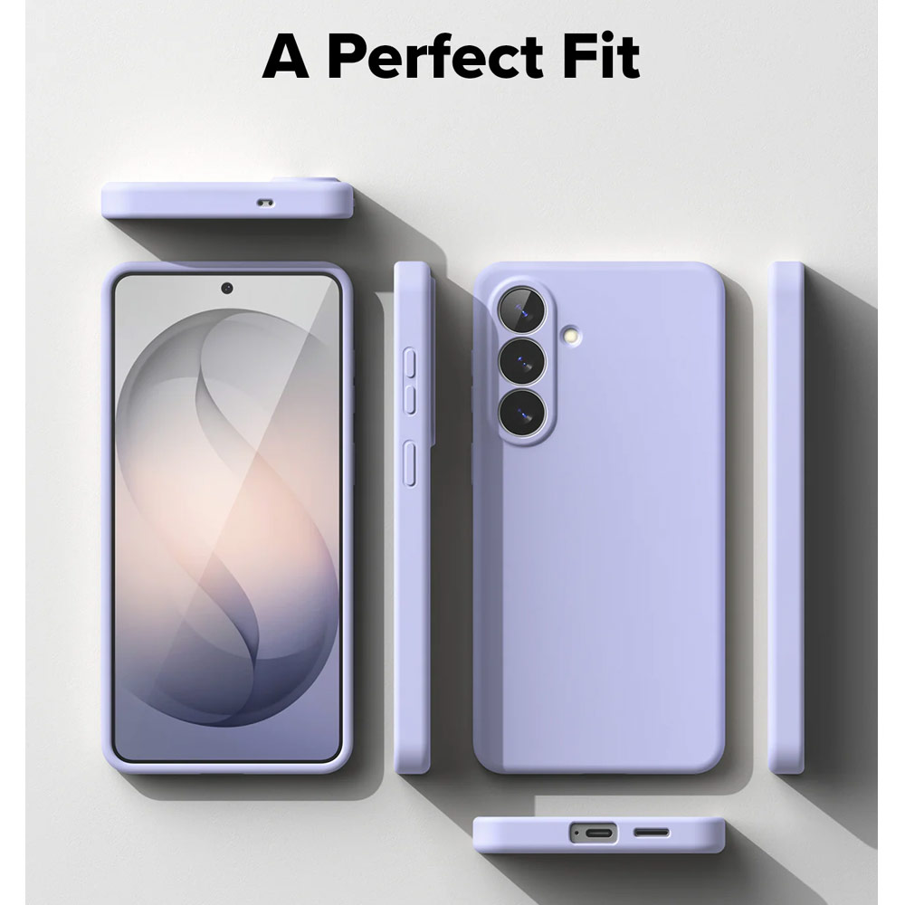 Picture of Samsung Galaxy S26 Plus Case | Ringke Silicone Magnetic Soft Protection Case for Samsung Galaxy S26 Plus (Lavender)