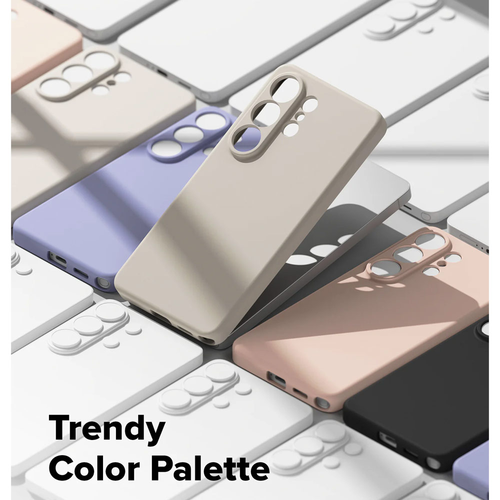 Picture of Samsung Galaxy S26 Ultra Case | Ringke Silicone Magnetic Soft Protection Case for Samsung Galaxy S26 Ultra (Stone)