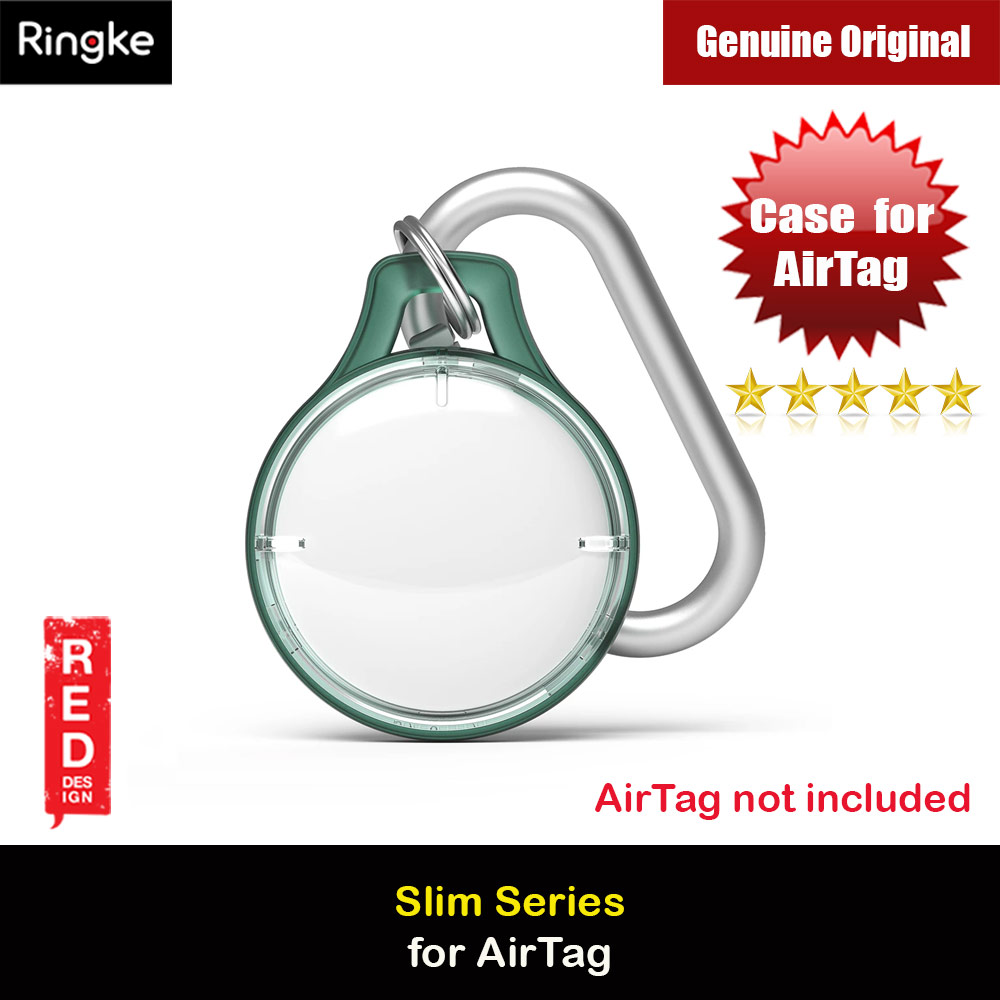 Picture of Ringke Slim Case Slim and Lightweight Case for Airtag (Dark Green) Apple Air Tag- Apple Air Tag Cases, Apple Air Tag Covers, iPad Cases and a wide selection of Apple Air Tag Accessories in Malaysia, Sabah, Sarawak and Singapore 