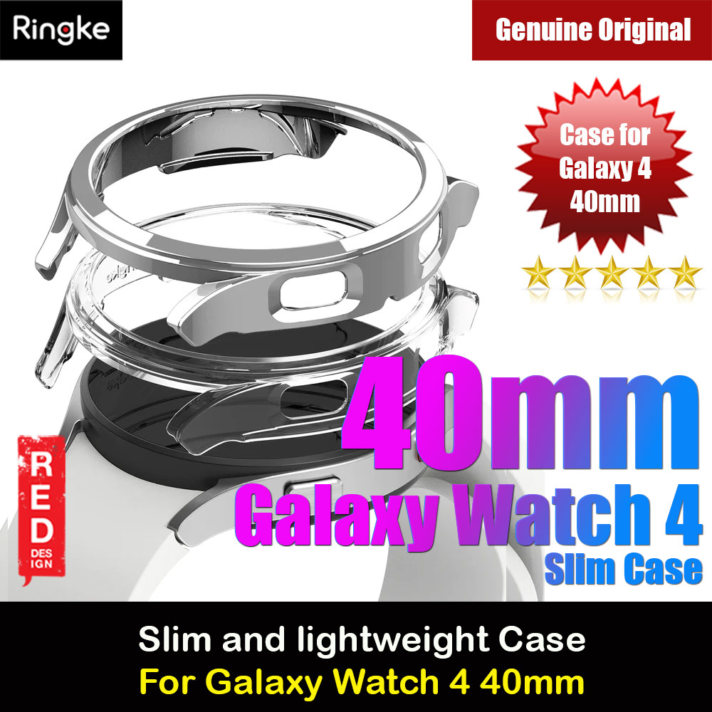 Picture of Ringke Slim and lightweight Durable Case for Galaxy Watch 4 40mm Case (Clear and Chrome) Samsung Galaxy Watch 4 40mm- Samsung Galaxy Watch 4 40mm Cases, Samsung Galaxy Watch 4 40mm Covers, iPad Cases and a wide selection of Samsung Galaxy Watch 4 40mm Accessories in Malaysia, Sabah, Sarawak and Singapore 