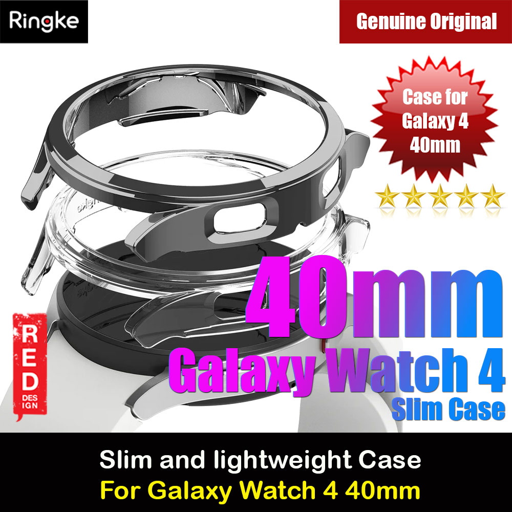 Picture of Ringke Slim and lightweight Durable Case for Galaxy Watch 4 40mm Case (Clear and Dark Chrome) Samsung Galaxy Watch 4 40mm- Samsung Galaxy Watch 4 40mm Cases, Samsung Galaxy Watch 4 40mm Covers, iPad Cases and a wide selection of Samsung Galaxy Watch 4 40mm Accessories in Malaysia, Sabah, Sarawak and Singapore 