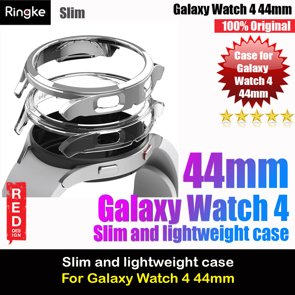 Picture of Ringke Slim and lightweight Durable Case for Galaxy Watch 4 44mm Case (Clear and Chrome) Samsung Galaxy Watch 4 44mm- Samsung Galaxy Watch 4 44mm Cases, Samsung Galaxy Watch 4 44mm Covers, iPad Cases and a wide selection of Samsung Galaxy Watch 4 44mm Accessories in Malaysia, Sabah, Sarawak and Singapore 