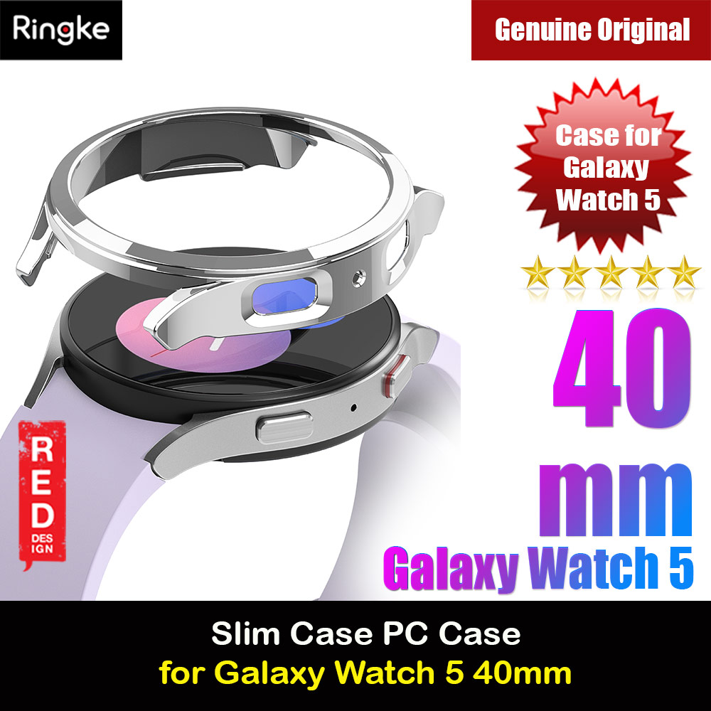 Picture of Ringke Slim Case Durable PC Protection Case for Samsung Galaxy Watch 5 Series 40mm (Chrome) Samsung Galaxy Watch 5 40mm- Samsung Galaxy Watch 5 40mm Cases, Samsung Galaxy Watch 5 40mm Covers, iPad Cases and a wide selection of Samsung Galaxy Watch 5 40mm Accessories in Malaysia, Sabah, Sarawak and Singapore 