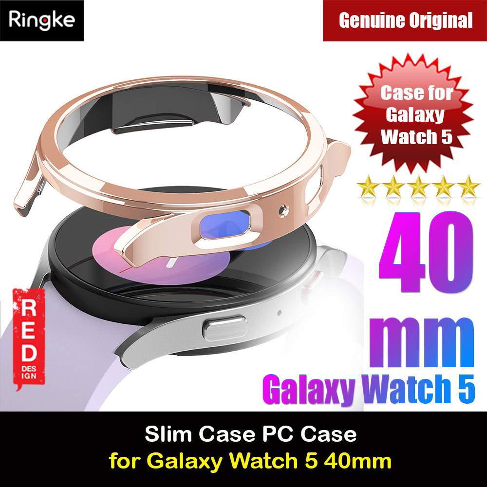 Picture of Ringke Slim Case Durable PC Protection Case for Samsung Galaxy Watch 5 Series 40mm (Chrome Rose Gold) Samsung Galaxy Watch 5 40mm- Samsung Galaxy Watch 5 40mm Cases, Samsung Galaxy Watch 5 40mm Covers, iPad Cases and a wide selection of Samsung Galaxy Watch 5 40mm Accessories in Malaysia, Sabah, Sarawak and Singapore 