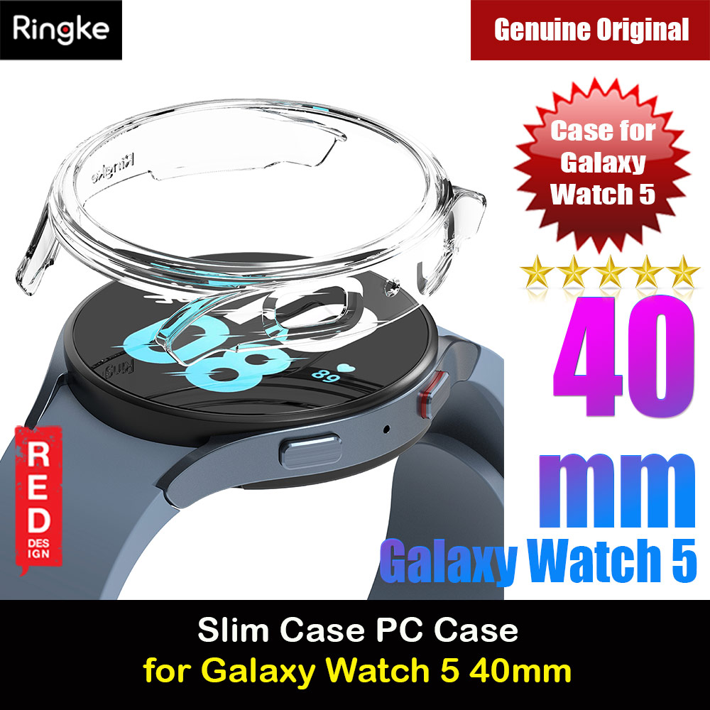 Picture of Ringke Slim Case Durable PC Protection Case for Samsung Galaxy Watch 5 Series 40mm (Clear) Samsung Galaxy Watch 5 40mm- Samsung Galaxy Watch 5 40mm Cases, Samsung Galaxy Watch 5 40mm Covers, iPad Cases and a wide selection of Samsung Galaxy Watch 5 40mm Accessories in Malaysia, Sabah, Sarawak and Singapore 