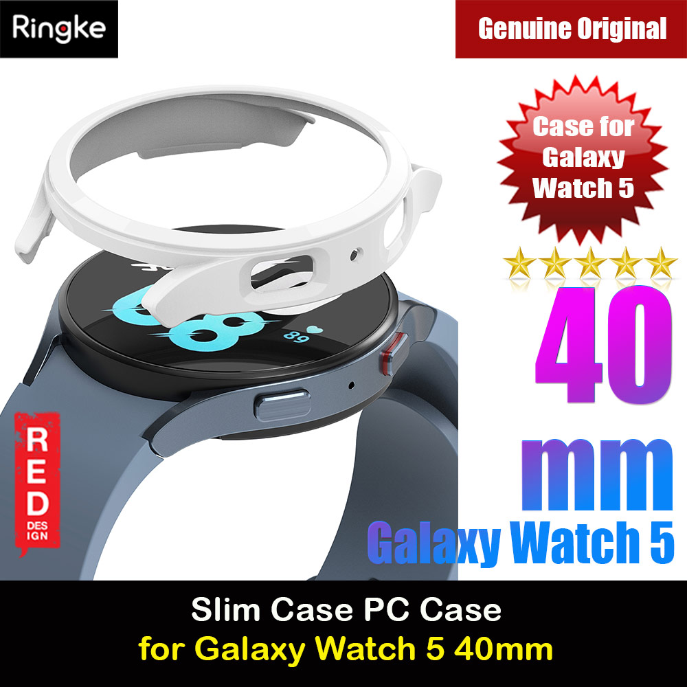 Picture of Ringke Slim Case Durable PC Protection Case for Samsung Galaxy Watch 5 Series 40mm (White) Samsung Galaxy Watch 5 40mm- Samsung Galaxy Watch 5 40mm Cases, Samsung Galaxy Watch 5 40mm Covers, iPad Cases and a wide selection of Samsung Galaxy Watch 5 40mm Accessories in Malaysia, Sabah, Sarawak and Singapore 