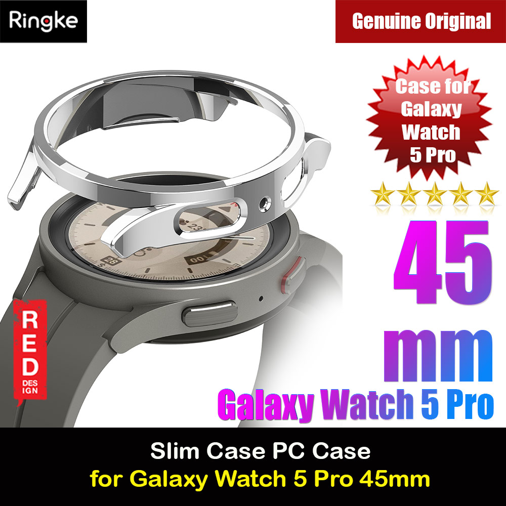 Picture of Ringke Slim Case Durable PC Protection Case for Samsung Galaxy Watch 5 Pro Series 45mm (Chrome) Samsung Galaxy Watch 5 Pro 45mm- Samsung Galaxy Watch 5 Pro 45mm Cases, Samsung Galaxy Watch 5 Pro 45mm Covers, iPad Cases and a wide selection of Samsung Galaxy Watch 5 Pro 45mm Accessories in Malaysia, Sabah, Sarawak and Singapore 