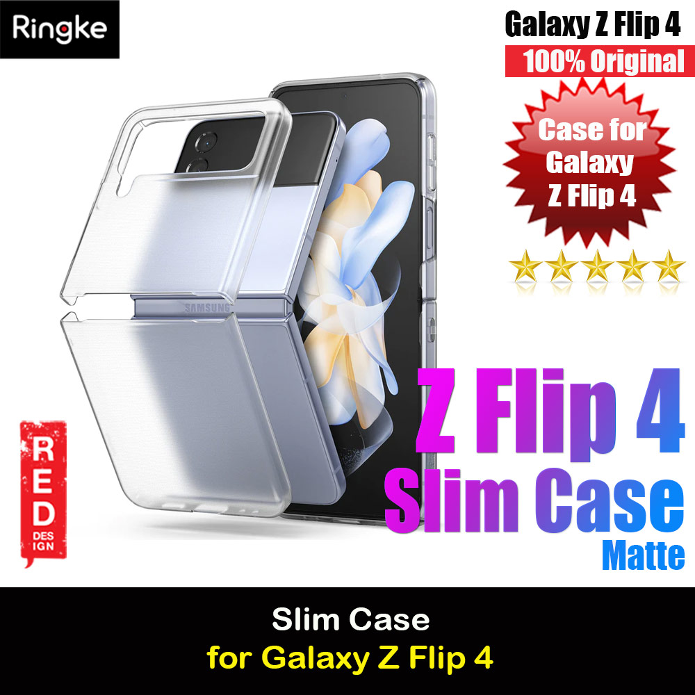 Picture of Ringke Slim Protection Anti Yellow Clear PC Hard Case for Samsung Galaxy Z Flip 4 (Matte Clear) Samsung Galaxy Z Flip 4- Samsung Galaxy Z Flip 4 Cases, Samsung Galaxy Z Flip 4 Covers, iPad Cases and a wide selection of Samsung Galaxy Z Flip 4 Accessories in Malaysia, Sabah, Sarawak and Singapore 