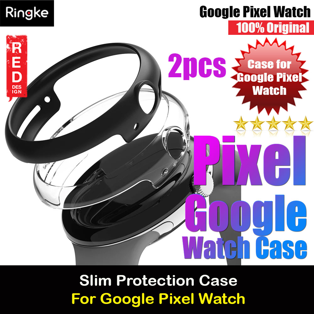 Picture of Ringke Slim and Lightweight Case for Google Pixel Watch 41mm Case (Clear and Black) Google Pixel Watch 41mm- Google Pixel Watch 41mm Cases, Google Pixel Watch 41mm Covers, iPad Cases and a wide selection of Google Pixel Watch 41mm Accessories in Malaysia, Sabah, Sarawak and Singapore 