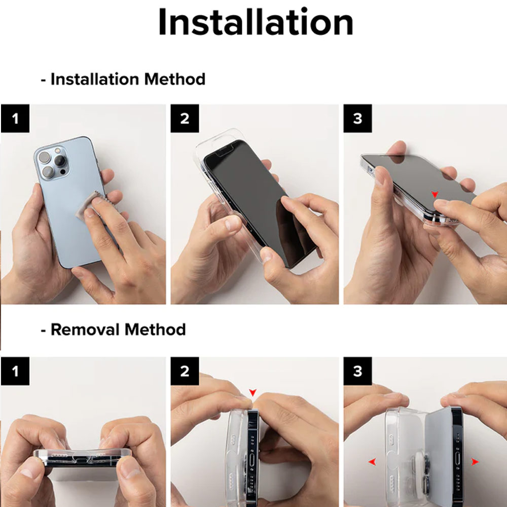 Picture of Apple iPhone 14 6.1 Case | Ringke Slim Protection Anti Yellowing Crystal Clear Case for Apple iPhone 14 6.1 (Matte)