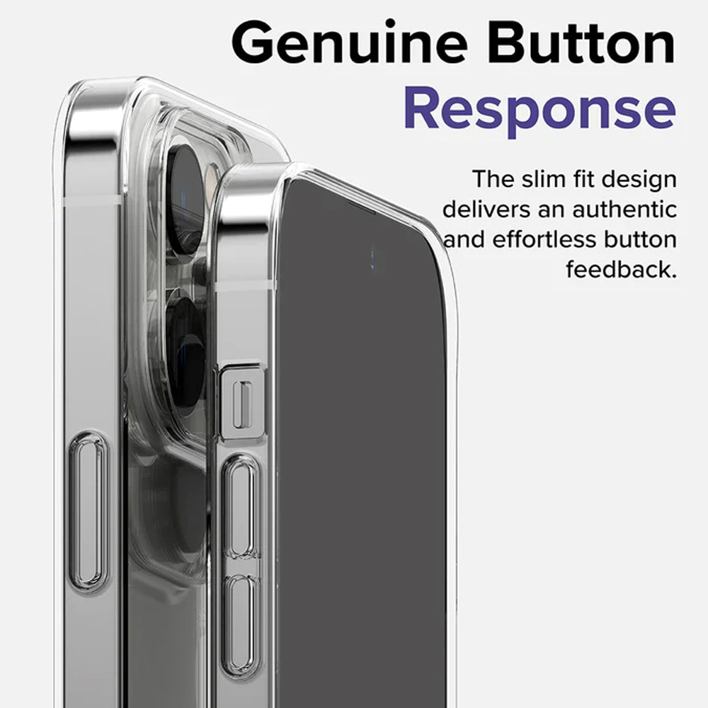 Picture of Apple iPhone 14 Pro 6.1 Case | Ringke Slim Protection Anti Yellowing Crystal Clear Case for Apple iPhone 14 Pro 6.1 (Matte)