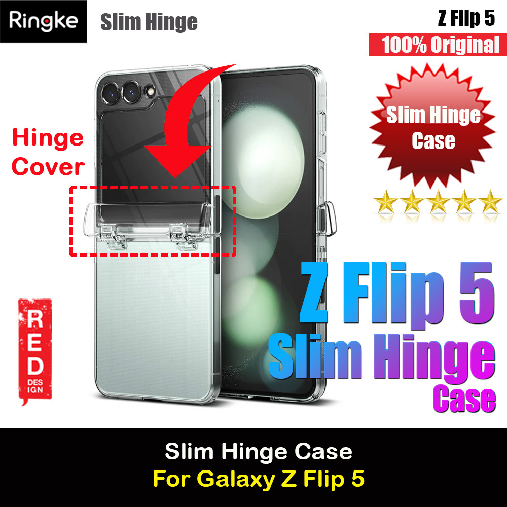 Picture of Ringke Anti Yellowing Ultra Slim Hinge Cover Protection Case with Strap Hole for Samsung Galaxy Z Flip 5 (Clear) Samsung Galaxy Z Flip 5- Samsung Galaxy Z Flip 5 Cases, Samsung Galaxy Z Flip 5 Covers, iPad Cases and a wide selection of Samsung Galaxy Z Flip 5 Accessories in Malaysia, Sabah, Sarawak and Singapore 