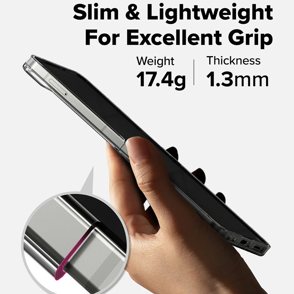 Picture of Samsung Galaxy Z Flip 7 Case | Ringke Slim Magnetic Case for Samsung Galaxy Z Flip 7 (Clear)