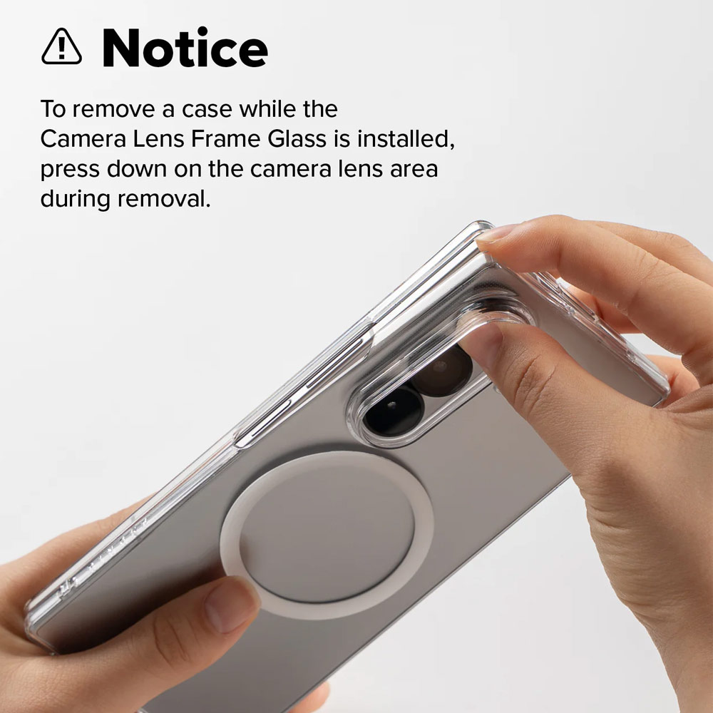 Picture of Samsung Galaxy Z Fold 7 Case | Ringke Slim Magnetic Case for Samsung Galaxy Z Fold 7 (Clear)