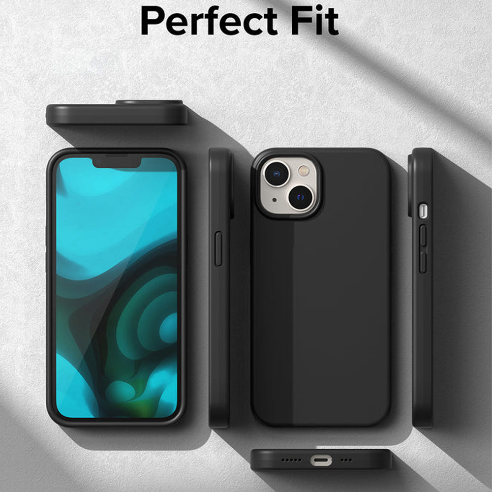 Picture of Apple iPhone 14 Plus 6.7 Case | Ringke Soft Liquid Silicone Protection Case for iPhone 14 Plus 6.7 (Stone)