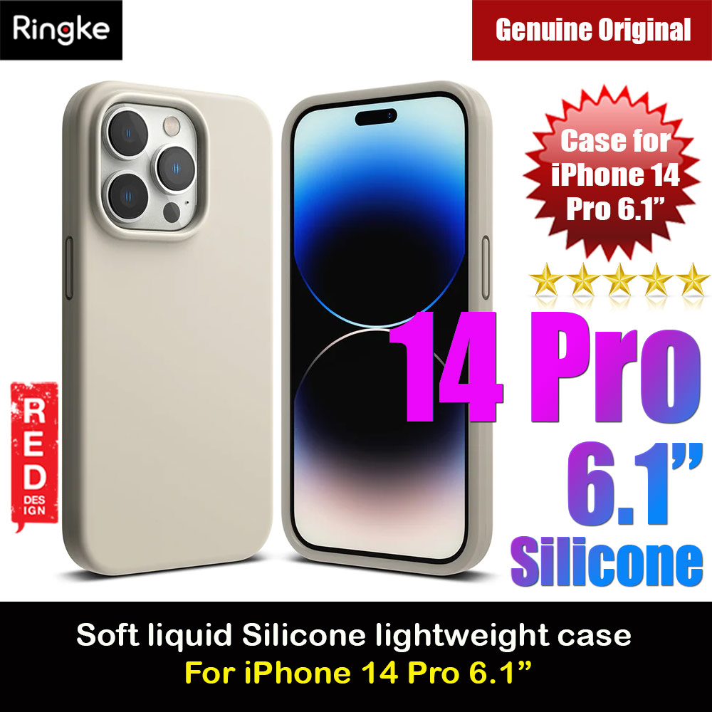 Picture of Ringke Soft Liquid Silicone Protection Case for iPhone 14 Pro 6.1 (Stone) Apple iPhone 14 Pro 6.1- Apple iPhone 14 Pro 6.1 Cases, Apple iPhone 14 Pro 6.1 Covers, iPad Cases and a wide selection of Apple iPhone 14 Pro 6.1 Accessories in Malaysia, Sabah, Sarawak and Singapore 