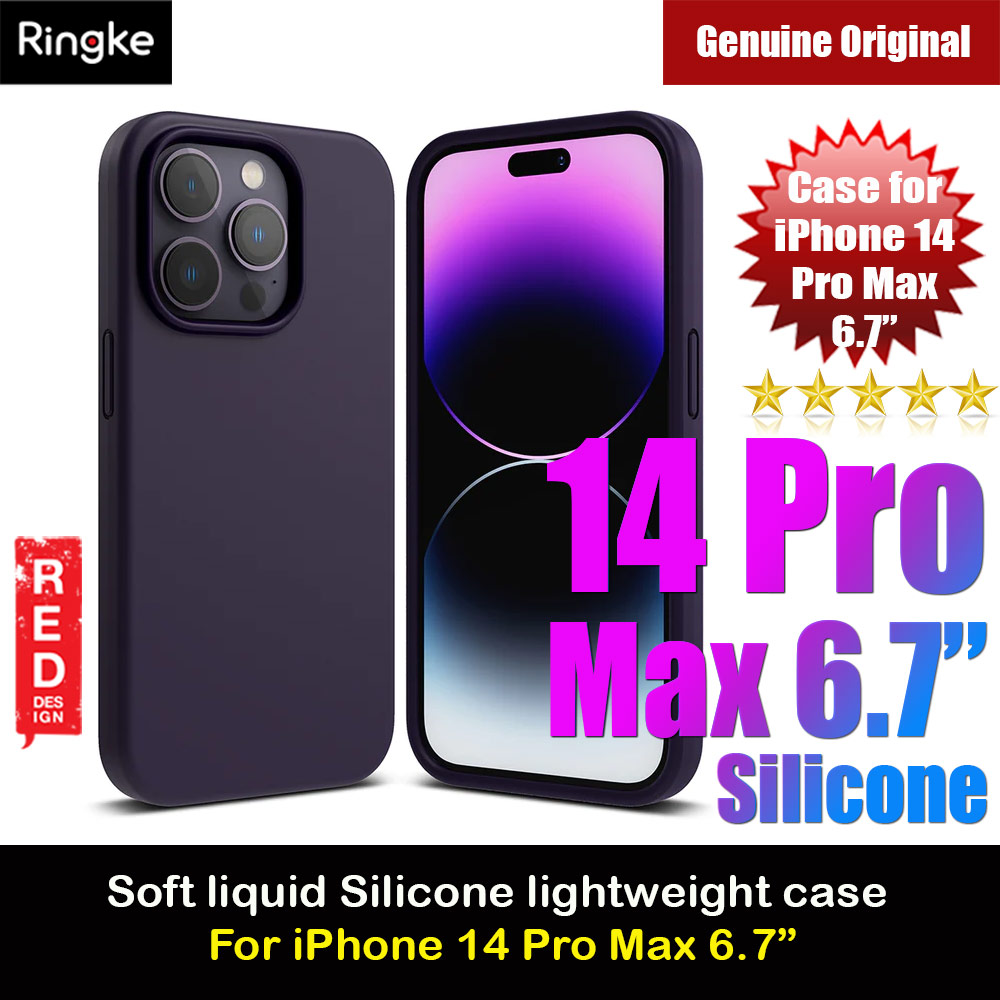 Picture of Ringke Soft Liquid Silicone Protection Case for iPhone 14 Pro Max 6.7 (Deep Purple) Apple iPhone 14 Pro Max 6.7- Apple iPhone 14 Pro Max 6.7 Cases, Apple iPhone 14 Pro Max 6.7 Covers, iPad Cases and a wide selection of Apple iPhone 14 Pro Max 6.7 Accessories in Malaysia, Sabah, Sarawak and Singapore 