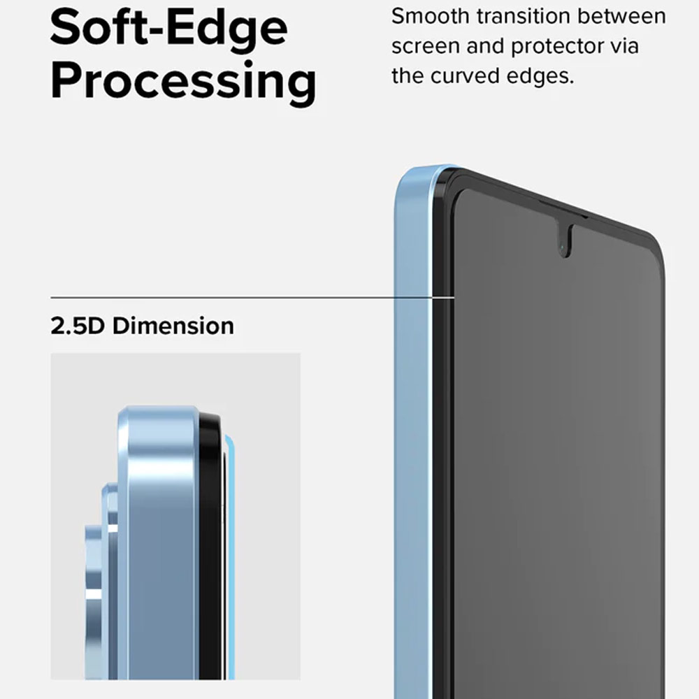 Picture of Xiaomi Poco X5 Pro 5G Screen Protector | Ringke Tempered Glass Full Cover Glass Screen Protector for Xiaomi Redmi Note 12 Pro 5G Poco X5 Pro 5G (2pcs)