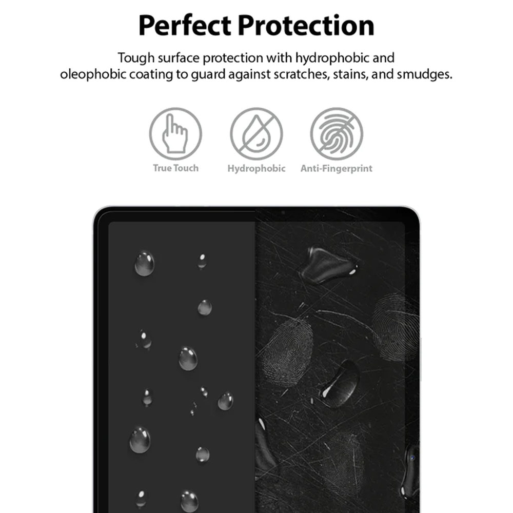 Picture of Samsung Galaxy Tab S7 Screen Protector | Ringke Invisible Defender Glass Tempered Glass Screen Protector for Galaxy Tab S7 FE S9 S8 S7 (Clear)