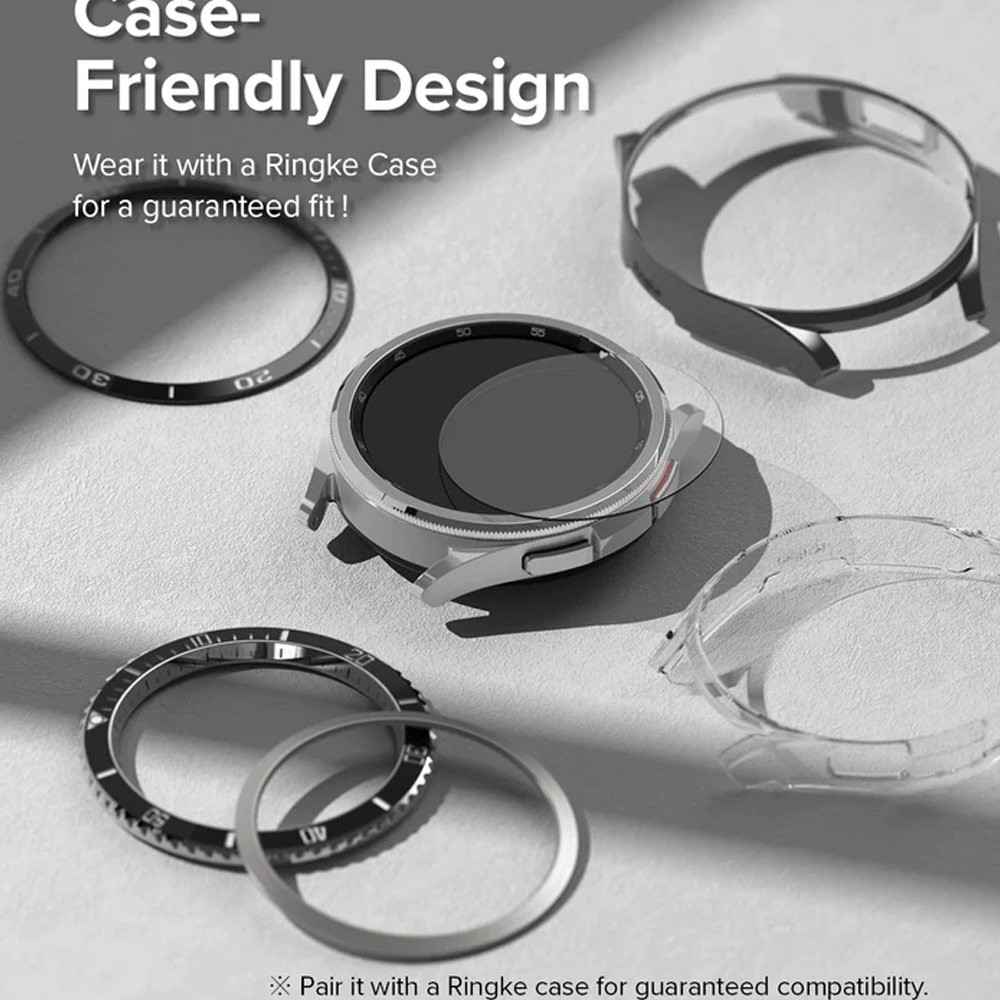 Picture of Samsung Galaxy Watch 6 Classic 43mm Screen Protector | Ringke Tempered Glass Screen Protector for Galaxy Watch 6 Classic 43mm (4pcs)