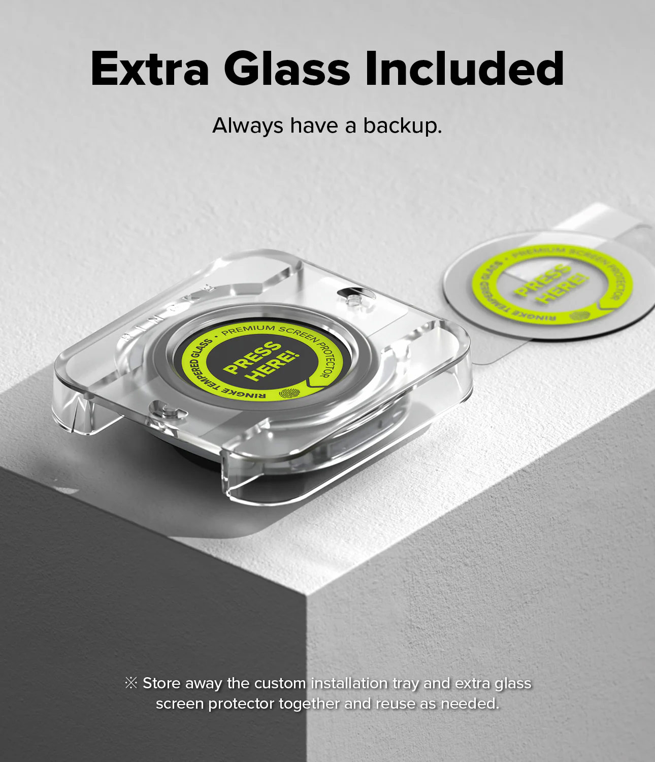 Picture of Samsung Galaxy Watch 8 40mm  | Ringke Tempered Glass Pro for Samsung Galaxy Watch 8 40mm (2pcs)
